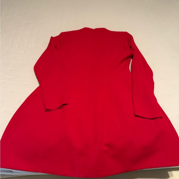 Bardot Red Long Sleeve Sheath Mini Dress - Picture 7 of 8
